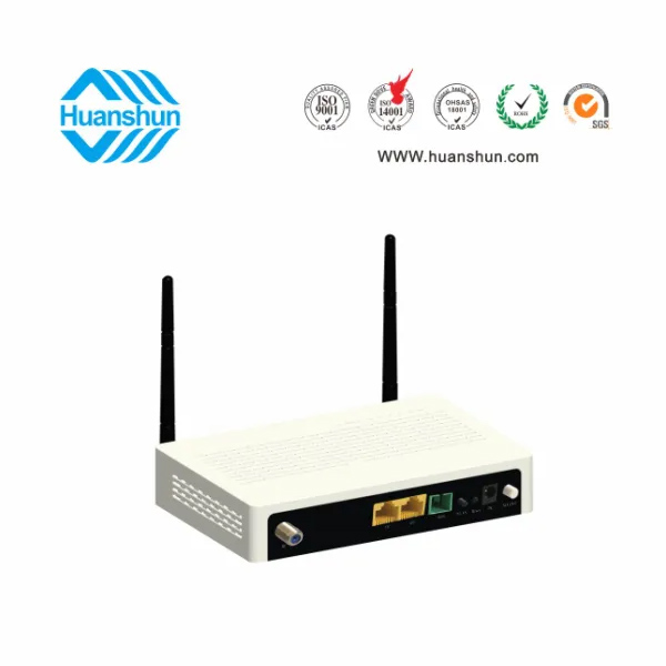 HSOS111762GNW FTTH 终端（XPON ONU WIFI，WDM CATV）（GE+FE+2*2WIFI+WDM+CATV NE)